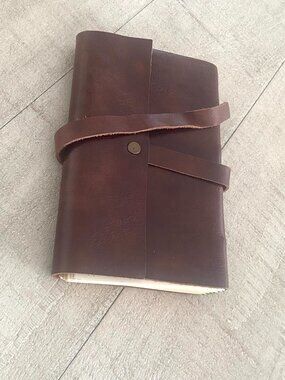 Vintage Handcrafted Leather Journal & Sketchbook Dairy for Men Women 48 Pages